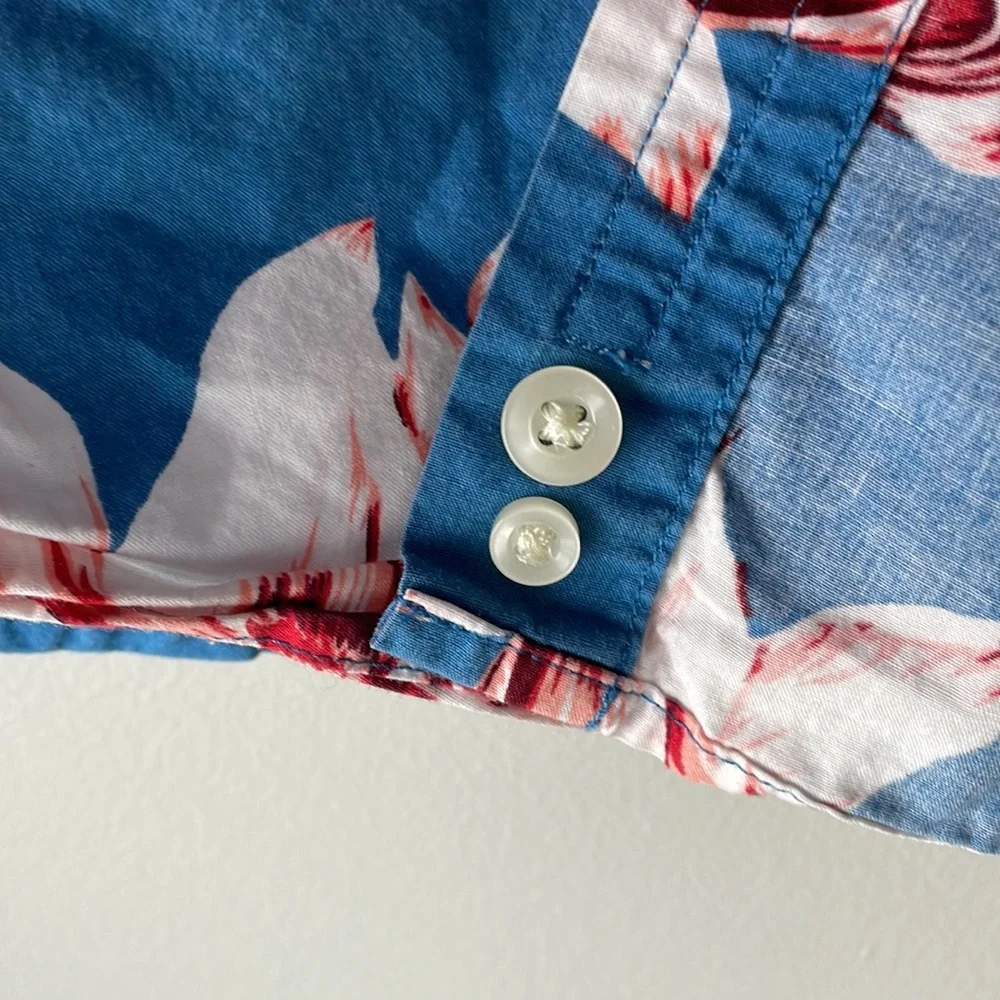 Mens Floral Button Down - Picture 5 of 5